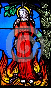 Stained Glass - Saint Zoe of Rome