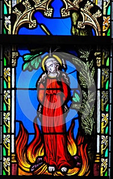 Stained Glass - Saint Zoe of Rome