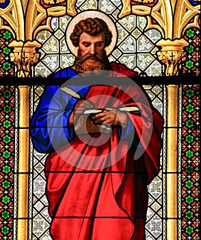 Stained Glass - St Mark the Evangelist photo