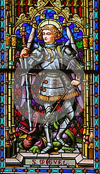 Stained Glass, St Michael the Archangel