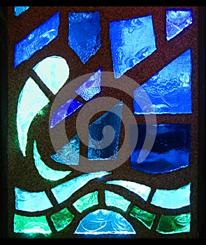 Stained Glass Wave