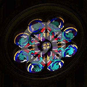 Stained glass window