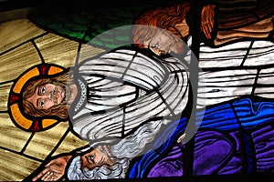 Stained glass window