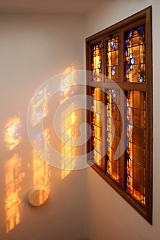 Stained glass window