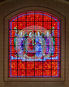 Stained glass window