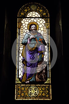 Stained glass window