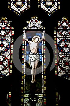 Stained glass window