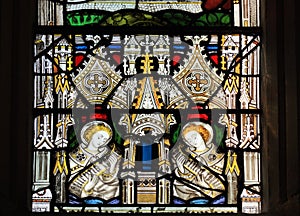 Stained glass window