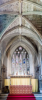 Stained Glass Window Altar Ceiling