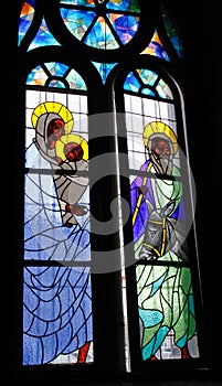 Stained Glass Window - Birth of Jesus