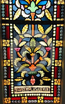 Stained glass window colors