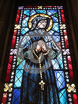 Stained Glass Window Friar