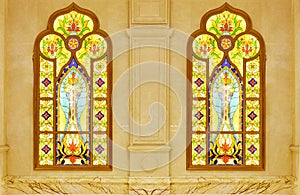 Stained glass window