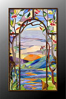 Stained glass window