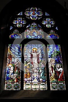 Stained Glass Window Petropolis Cathedral photo