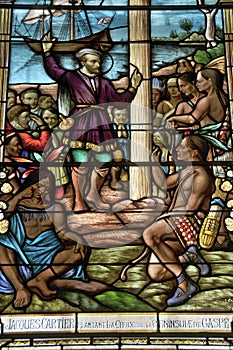 Stained glass window