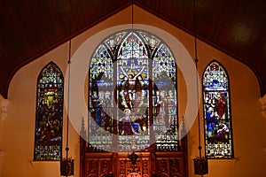Stained Glass Window of St Paul's Episcopal Church photo