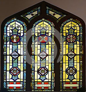 Stained Glass Window of St Paul's Episcopal Church photo