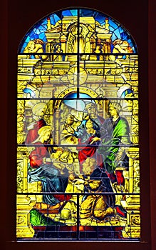 Stained Glass Window in Toledo