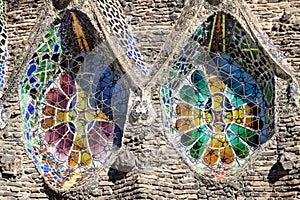 Stained Glass Windows of the Colonia Guell Church photo