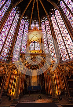 Stained glass windows of Saint Chapelle