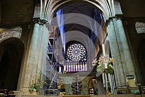 Stained Glass Windows Saint-Malo Cathedral-- France