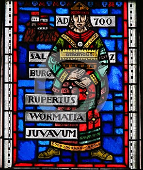 Stained Glass in Worms - Rupert of Salzburg