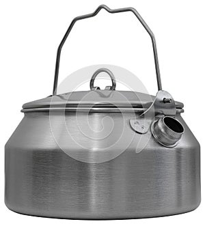 Stainless coffee kettle photo