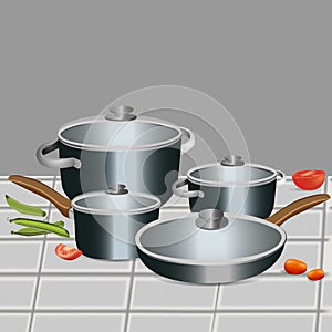 stainless cookware set