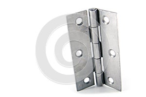 A stainless door hinge photo