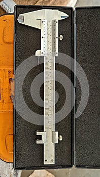 stainless steel analog vernier caliper scale tool