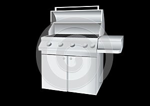 Stainless steel barbecue