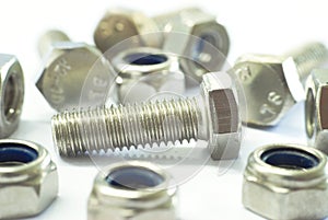 Stainless Steel Bolt and Lock Nut