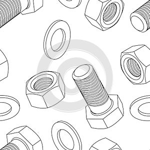 Stainless steel bolt and nut