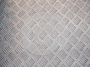 Stainless steel checker plate background texture