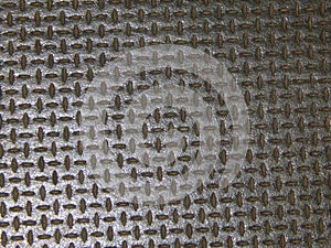 Stainless steel checkerplate. photo
