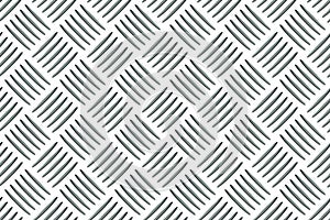 Stainless steel checkerplate industry realistic seamless pattern