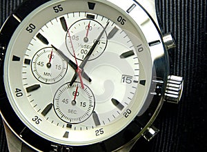 The stainless steel of chronograph watch