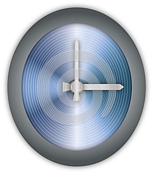Stainless Steel Clock Face