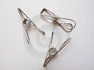 Stainless steel cloth clip
