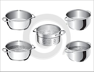 Stainless Steel Cook Pans