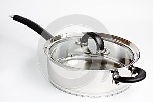 Stainless steel cooking deep stewing pan