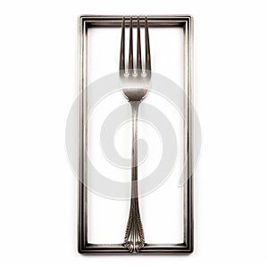 Stainless Steel Fork Photo Frame - Unique Design Inspired By Ravi Zupa And Ingrid Baars