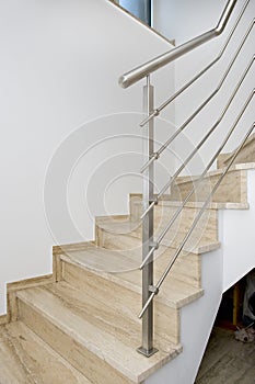 Stainless steel handrail photo