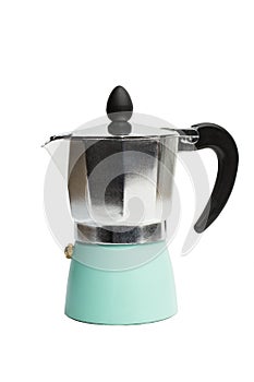 Stainless steel italian coffee maker