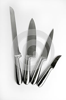 Stainless steel knifes collection