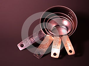 Stainless steel measuring cups