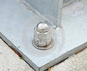 Stainless steel nut and bolt