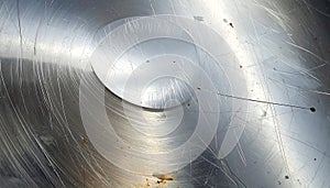 Stainless Steel Pan Interior Closeup