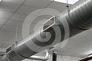 Stainless steel pipes of the heating system